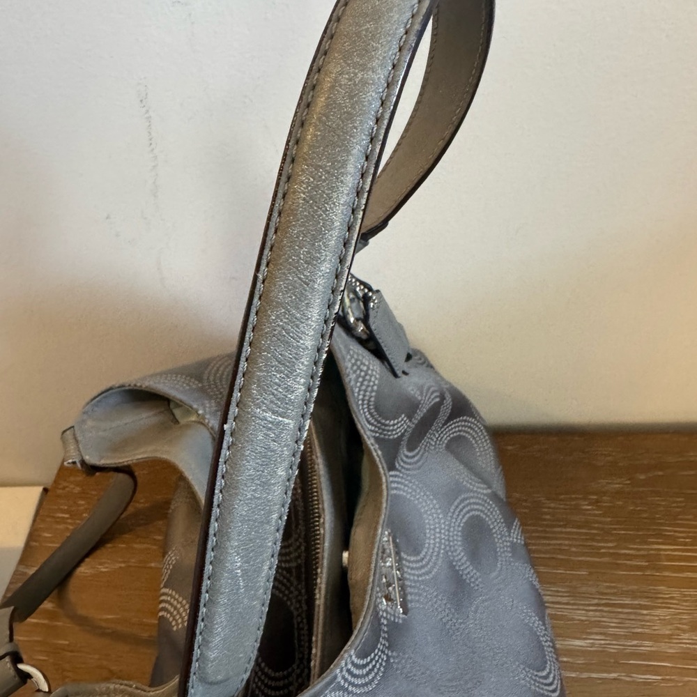 Coach Madison Dotted Op Art Maggie Shoulder Bag - Picture 6 of 10
